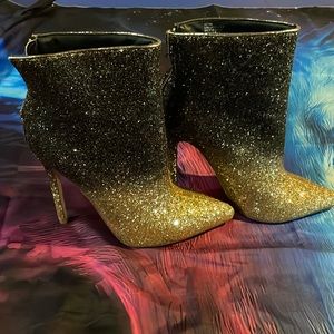 Glitter sparkle boots